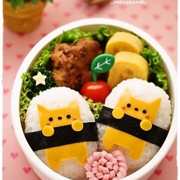 キャラ弁 ねこ巻おにぎり レシピ 作り方 By Mai Mai 楽天レシピ